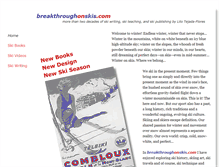 Tablet Screenshot of breakthroughonskis.com